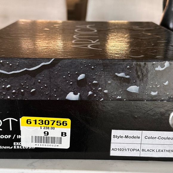 Artica black leather waterproof boots. - Picture 5 of 6